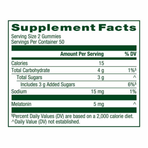 Simple Truth® Melatonin Gummies Strawberry 5mg Perspective: left