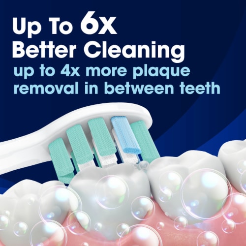 Kroger® Sonic Advanced Plaque Removal Electric Toothbrush Replacement Brush Heads Perspective: left
