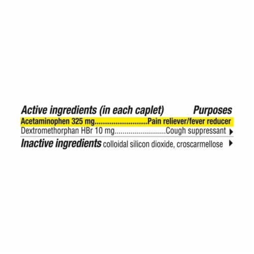 Kroger® Maximum Strength Multi-Symptom Rapid Release Cold Medicine Caplets Perspective: left