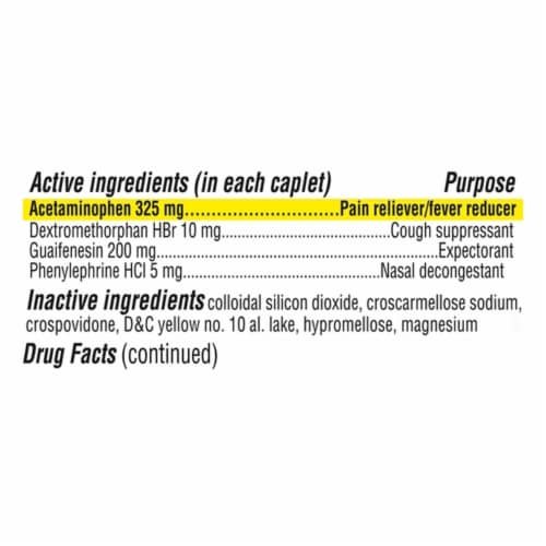 Kroger® Severe Cold & Flu Daytime Cold Medicine Perspective: left