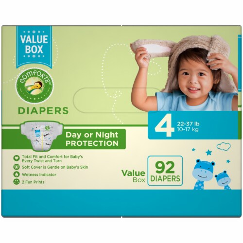 Comforts™ Day or Night Baby Diapers Size 4 Perspective: left