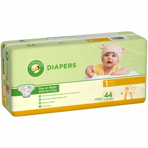 Diapers Size 7, 20 Count, Kroger Comforts Day Night Disposable Diapers, 41+  Pounds