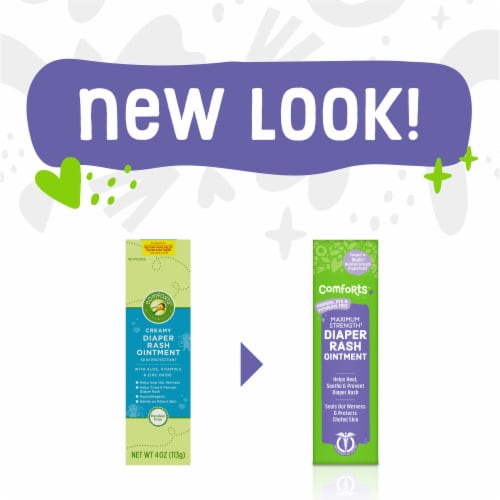 Comforts™ Baby Maximum Strength Diaper Rash Ointment Perspective: left