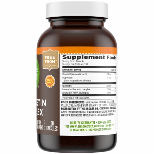 Simple Truth™ Quercetin Complex Capsules Perspective: left