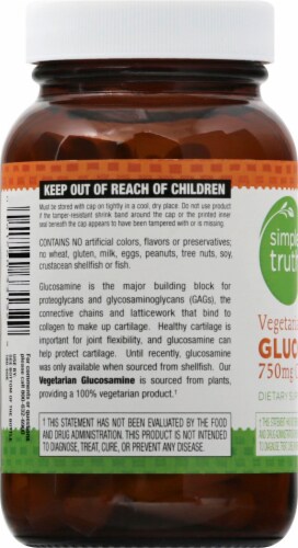 Simple Truth™ Vegetarian Glucosamine Capsules 750mg 60 Count Perspective: left