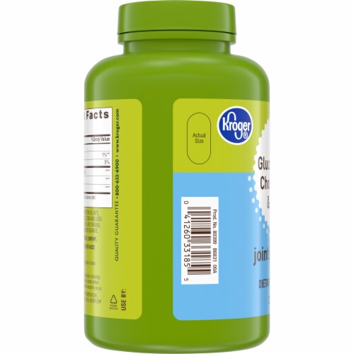 Kroger® Glucosamine Chondroitin & MSM Tablets Perspective: left