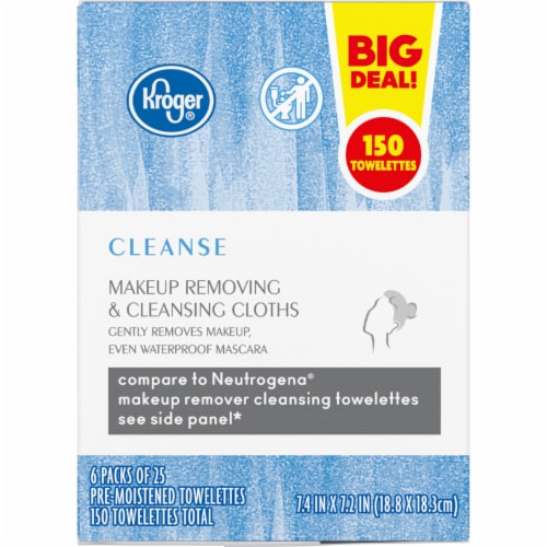 Kroger® Cleanse Makeup Removing & Cleansing Cloths Perspective: left