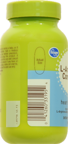 Kroger® L-Arginine Complex Tablets 420mg Perspective: left