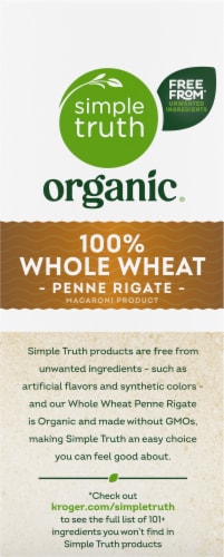 Simple Truth Organic™ 100% Whole Wheat Penne Rigate Pasta