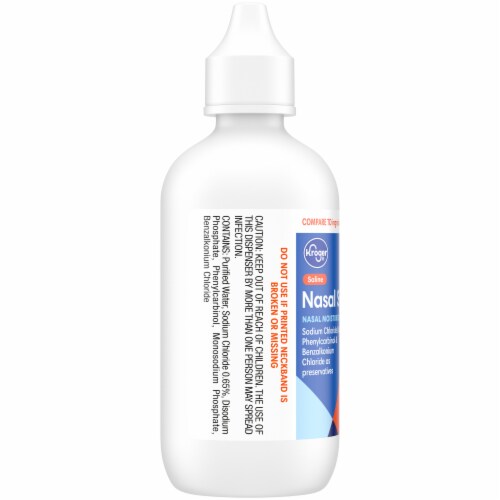 Kroger® Saline Nasal Spray Perspective: left