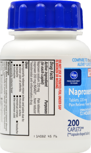 Kroger® Naproxen Sodium Caplets 220mg Perspective: left