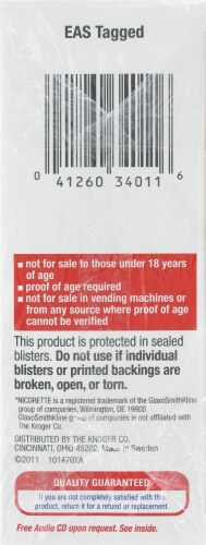Kroger® Nicotine Polacrilex Fruit Wave Gum 2 mg Perspective: left