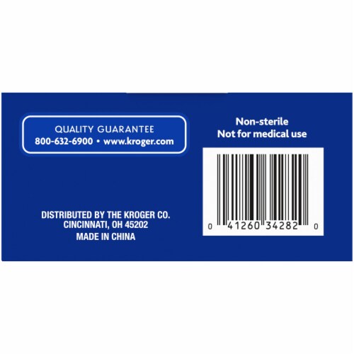 Kroger® Disposable Latex Free Vinyl Gloves Perspective: left