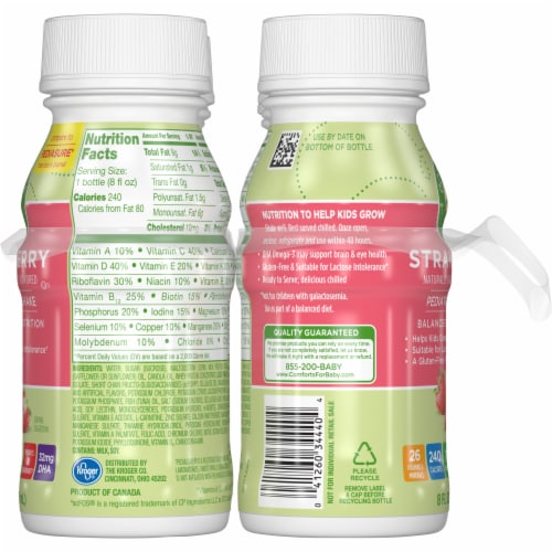 Comforts™ Balanced Nutrition Strawberry Pediatric Shake Perspective: left