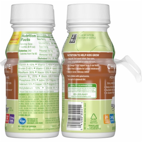 Comforts™ Balanced Nutrition Chocolate Pediatric Shake Perspective: left