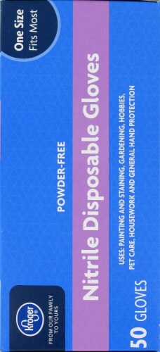 Kroger® Nitrile Powder Free Disposable Gloves Perspective: left