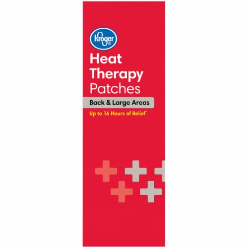 Kroger® Back & Large Areas Heat Therapy Patches Perspective: left