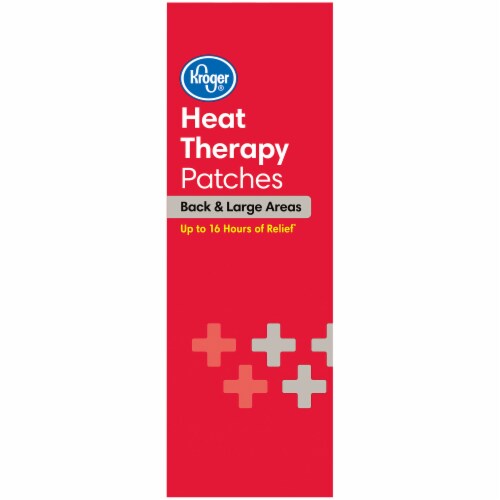 Kroger® Back & Large Areas Heat Therapy Patches Perspective: left