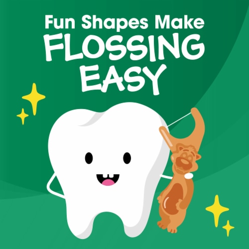 Kroger® Kids Flossups® Tropical Fruit Flavor Perspective: left