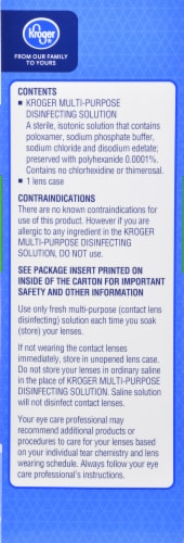 Kroger® Multi-Purpose Disinfecting Lens Solution Perspective: left
