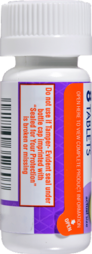 Kroger® Less Drowsy Formula Motion Sickness 25mg Tablets Perspective: left