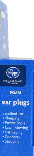 Kroger® Foam Ear Plugs Perspective: left