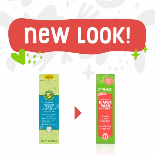Comforts™ Vitamin A & D Diaper Rash Ointment Perspective: left