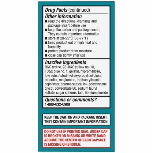 Kroger® Lansoprazole 24 Hour Acid Reducer Delayed Release Capsules 15mg Perspective: left