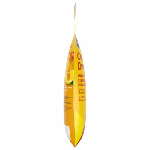 Kroger® Honey Lemon Flavor Cough Drops Perspective: left