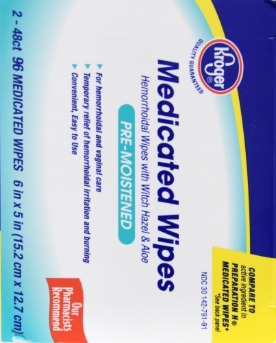 Kroger® Medicated Wipes Perspective: left