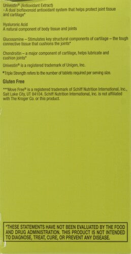 Kroger® Glucosamine Chondroitin Complex Coated Tablets Perspective: left