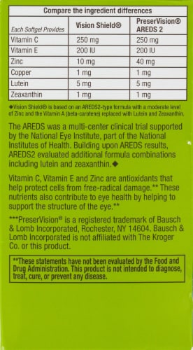 Kroger® Vision Shield Softgels 120 Count Perspective: left