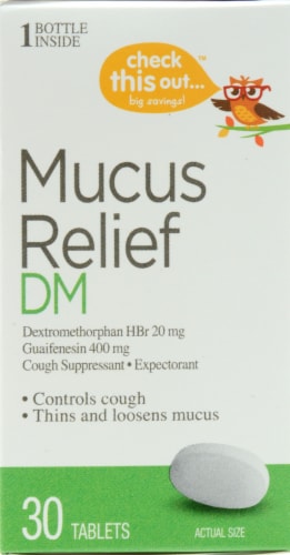 check this out...™ Mucus Relief DM Tablets Perspective: left