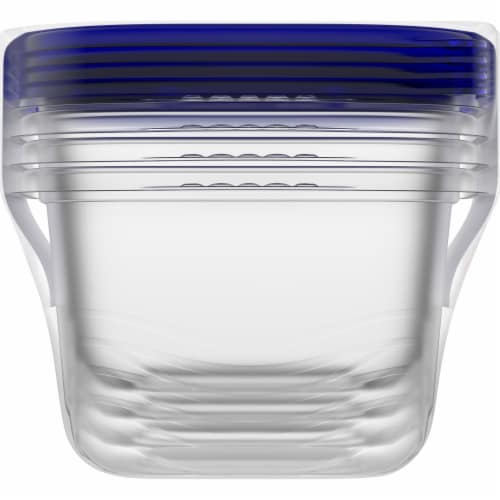 Lock & Lock Easy Essentials Square Food Storage Container Set, Clear -  10 Piece, 1 - Kroger