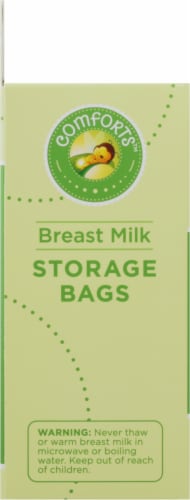 Comforts™ Breast Milk Storage Bags Perspective: left