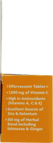 Kroger® Zesty Orange Effervescent Tablets Perspective: left
