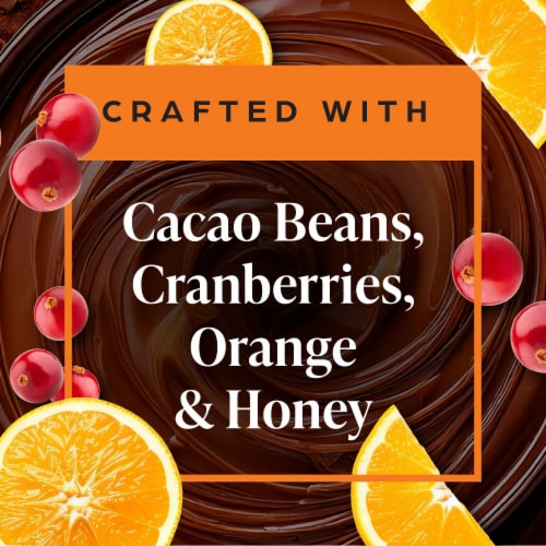 Private Selection® Cranberry Orange and Honey 72% Cacao Dark Chocolate Swiss Candy Bar Perspective: left