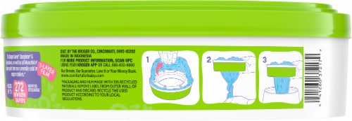 Comforts™ Diaper Pail Refill Bags Perspective: left