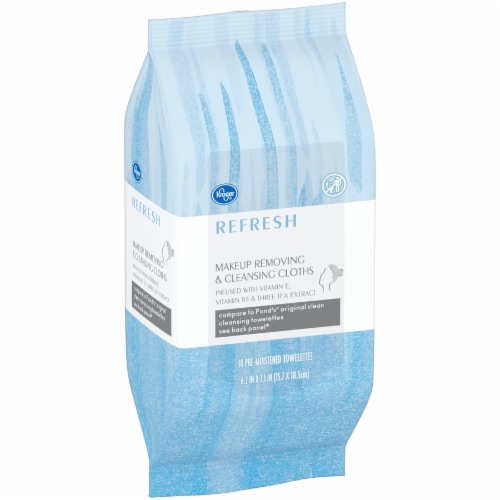 Kroger® Refresh Makeup Removing & Cleansing Cloths Perspective: left