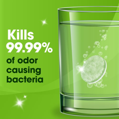 Kroger® Antibacterial Denture Cleanser Three Minute Effervescent Tablets Perspective: left