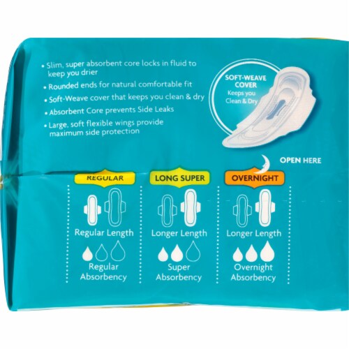 Kroger® Regular Ultra Thin Pads with Wings Perspective: left