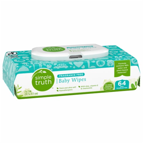 Simple Truth® Fragrance Free Baby Wipes Perspective: left