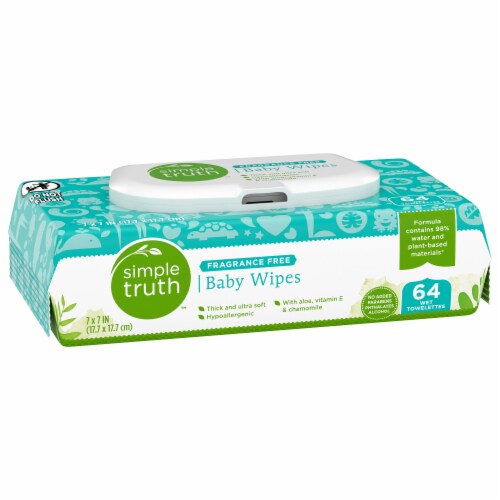 Simple Truth® Fragrance Free Baby Wipes Perspective: left