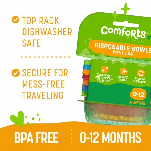 Comforts™ Disposable Bowls Perspective: left