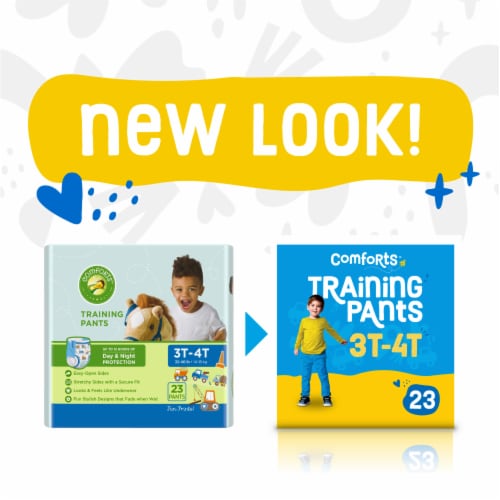 Comforts™ Day & Night 3T-4T Boys Training Pants Perspective: left