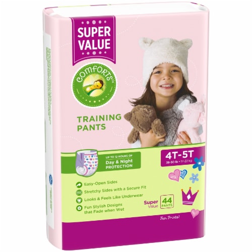 Comforts™ For Toddler Day & Night Training Pants Girls 4T-5T (37+ lbs), 44  count - Fry's Food Stores