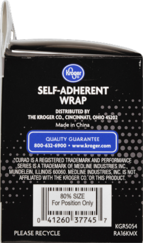 Kroger® Black Self Adherent Wrap Perspective: left