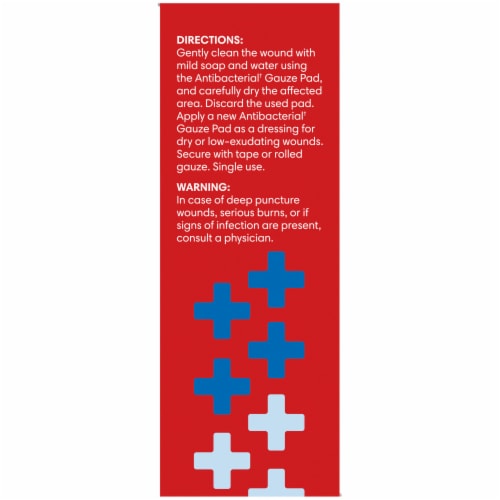 Kroger® Antibacterial 2 in x 2 in Gauze Pads Perspective: left