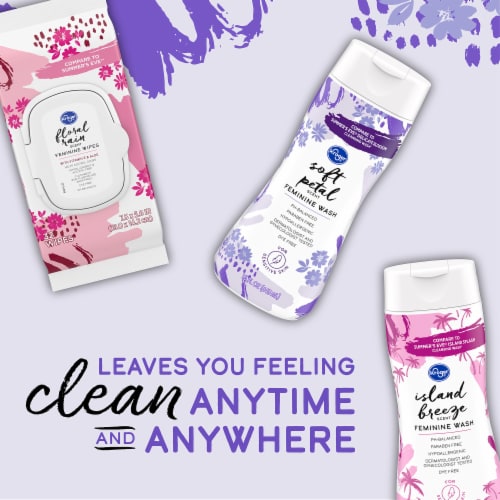 Kroger® Feminine Wash Hypoallergenic Soft Petal Scent Perspective: left