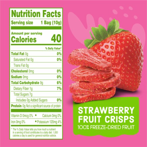 Comforts™ Strawberry Fruit Crisps Snack Perspective: left